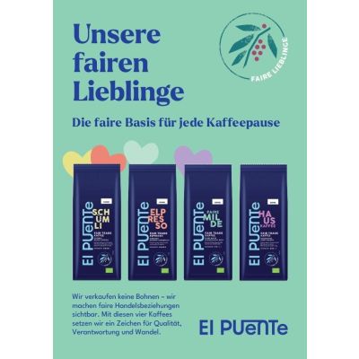 Poster - Unsere fairen Lieblinge, einseitig, A1