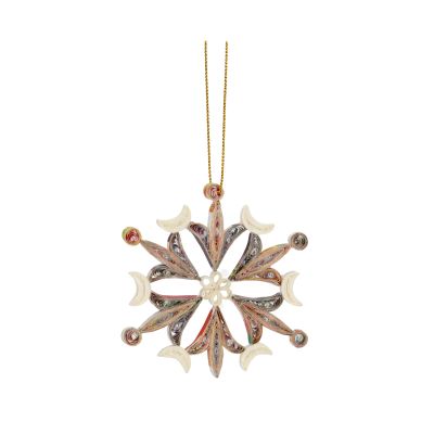 Hängedeko "Bunte Schneeflocke"
