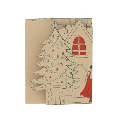 Weihnachtskarte mit Umschlag