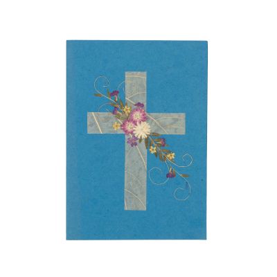 Grußkarte "Blue Cross"