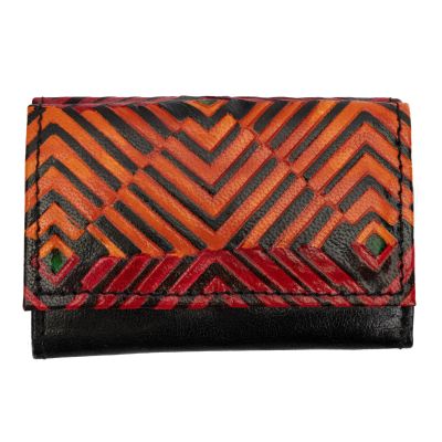 Kompakte Geldbörse "Raute" 