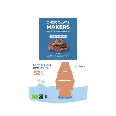 Segel-Milchschokolade 52% Kaffee & Kakaonibs