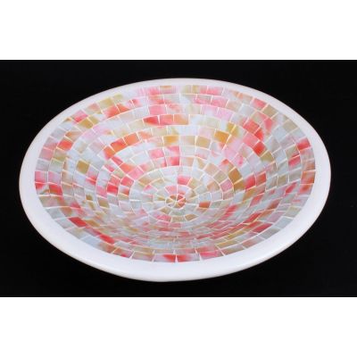 Tonschale mit Glas-Mosaik "Candy"