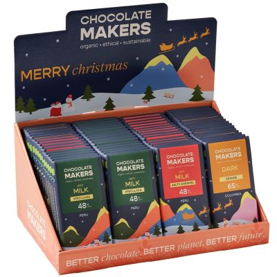 Chocolatemakers Thekendisplay, Weihnachts-Design