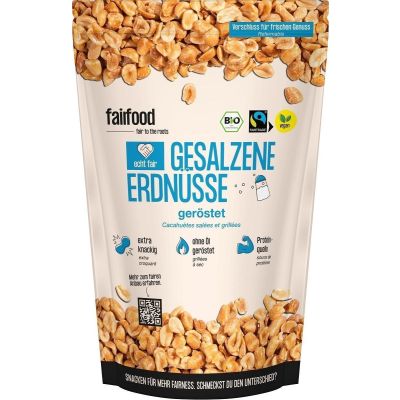 Bio-Erdnüsse geröstet & gesalzen 125g