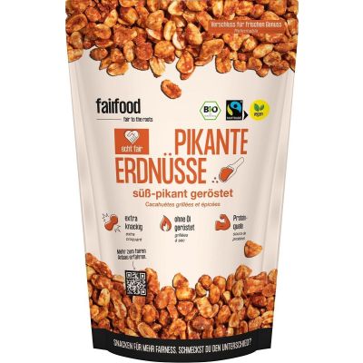 Bio-Crunchy Erdnüsse mit Paprika geröstet 125g