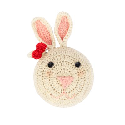 Maßband Hase in Beige-Rosa