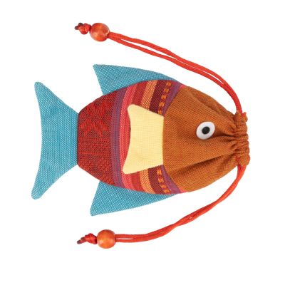 Geschenkbeutel Fisch aus Baumwolle und Viskose