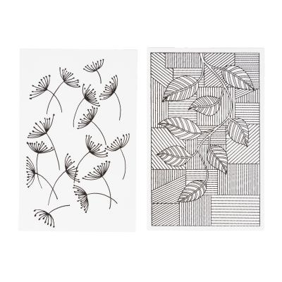 Postkarten aus Papier mit Pusteblumen (2er-Set)