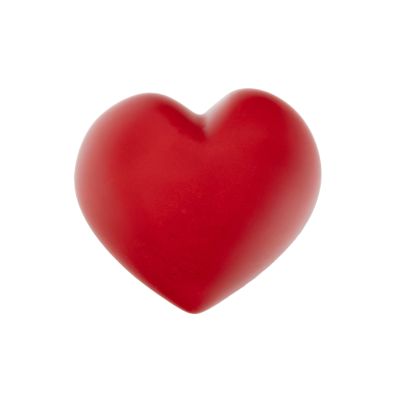 Deko-Herz aus Speckstein in Rot