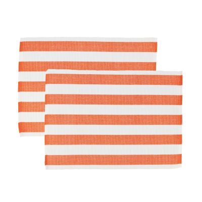 Tischset aus Baumwolle in Orange (2er-Set)