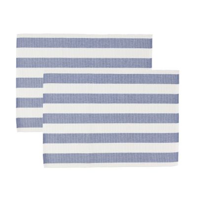 Tischset aus Baumwolle in Blau (2er-Set)