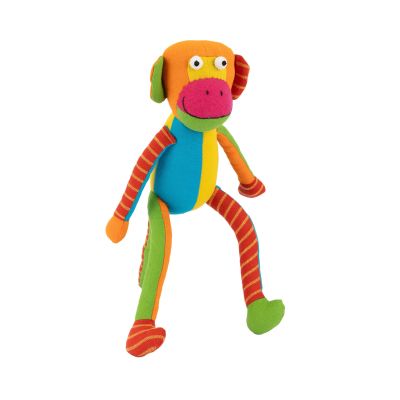 Stofftier Affe aus Baumwolle in Bunt