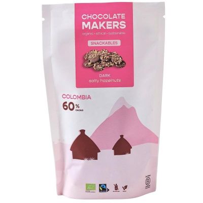 Schokoladentaler 60% mit Haselnüssen & Meersalz