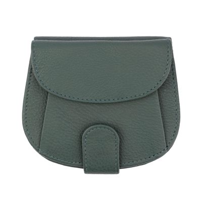 "Mio" Geldbörse RFID aus Nappa-Leder in Dunkelgrün