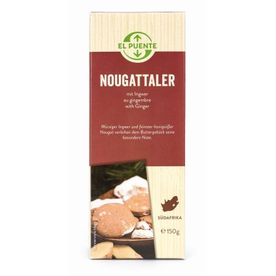 Nougattaler - Mürbekekse mit Nougat & Ingwer
