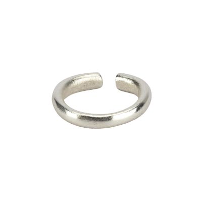 Offener Ring aus Messing in Silberfarben