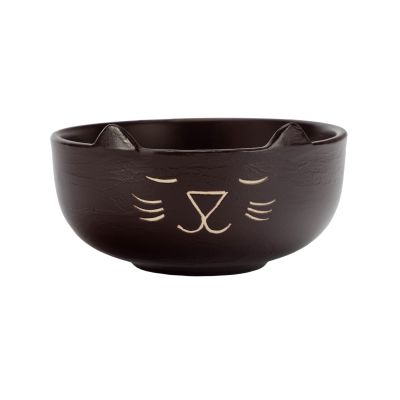 "Katze" Schale aus Keramik in Braun