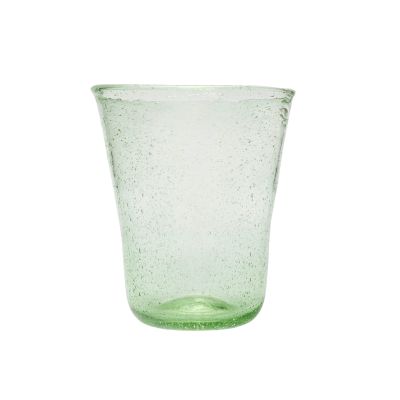 Saftglas aus Glas in Grün