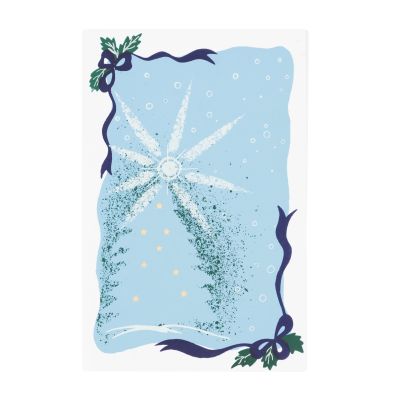 Grußkarte mit Umschlag mit Weihnachts-Motiv