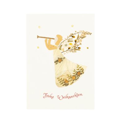Grußkarte mit Umschlag mit Engel-Motiv