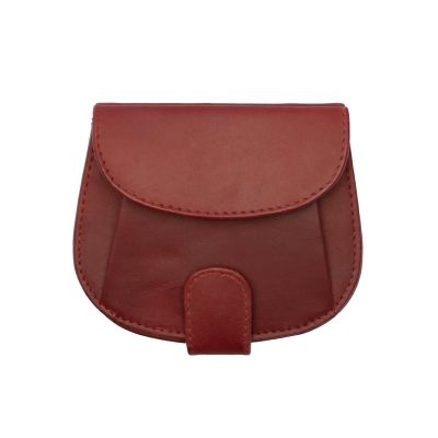 "Mio" Geldbörse RFID aus Leder in Dunkelrot