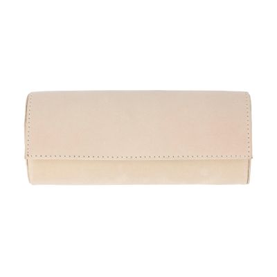 "Mio" Brillenetui aus Leder in Creme