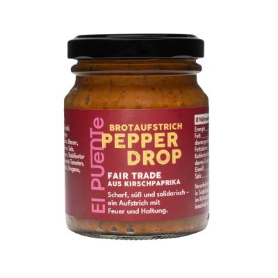 Veganer Brotaufstrich Pepperdrop aus Kirschpaprika