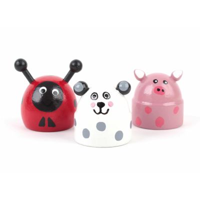 Bleistiftanspitzer "Marienkäfer, Panda, Schwein"