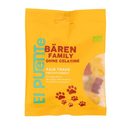 Bärenfamily - Bio-Fruchtgummi ohne Gelatine