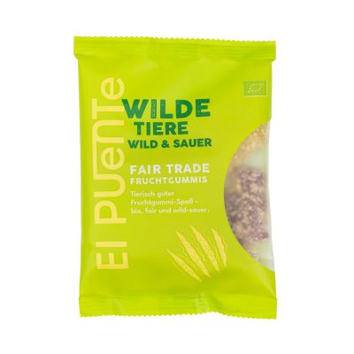Wilde Tiere wild & sauer - Bio-Fruchtgummi 25 g