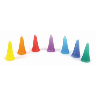 Mini-Kerzen "Regenbogen", 49er-Set