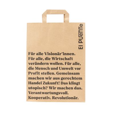 Papiertragetasche "Weltladen" *)