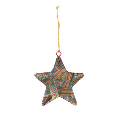 Deko-Anhänger "Regenbogen-Stern"