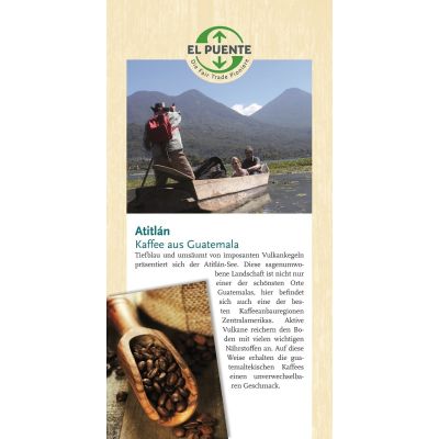 Flyer Atitlan Kaffee aus Guatemala