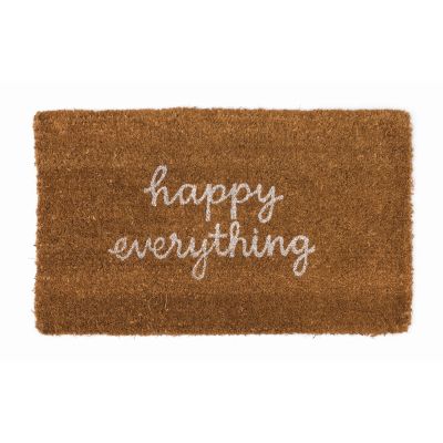 Kokosfaser-Fußmatte "Happy everything"