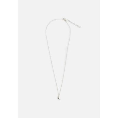 Filigrane Halskette mit Halbmond-Anhänger //Silber