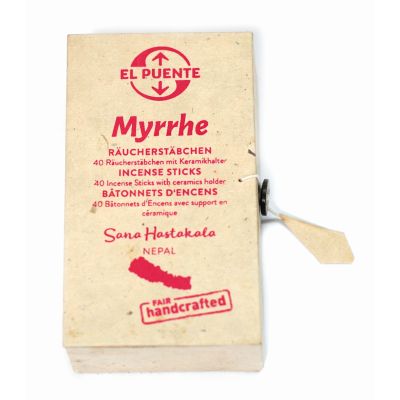 Kleine Räucherstäbchen "Myrrhe"