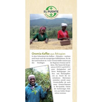 Flyer - Oromia-Kaffee aus Äthiopien