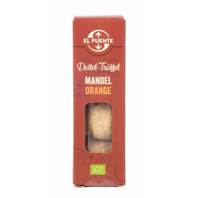 Mini-Dattel-Trüffel Mandel-Orange