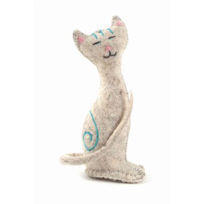 Decorative pendant "Cat" made of Felt