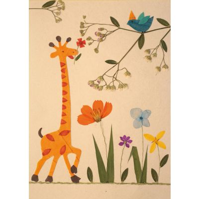 Grußkarte "Happy Giraffe"