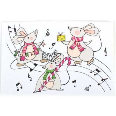 Weihnachtskarte "Weihnachtsstimmung unter Mäusen"