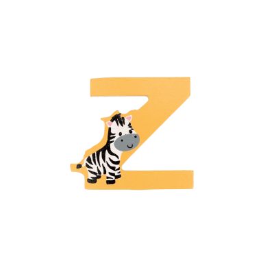 Holzbuchstabe Z "Zebra"