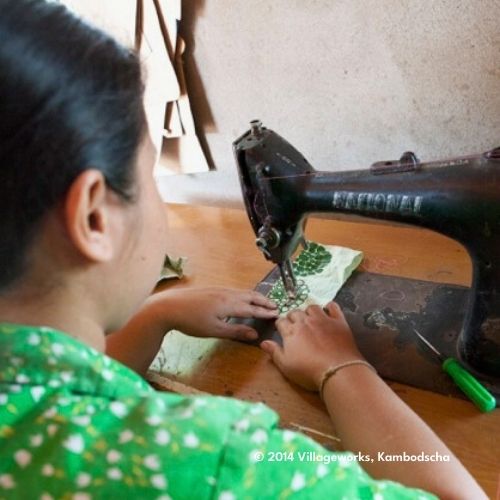 El Puente Upcycling Taschen von Villageworks aus Kambodscha